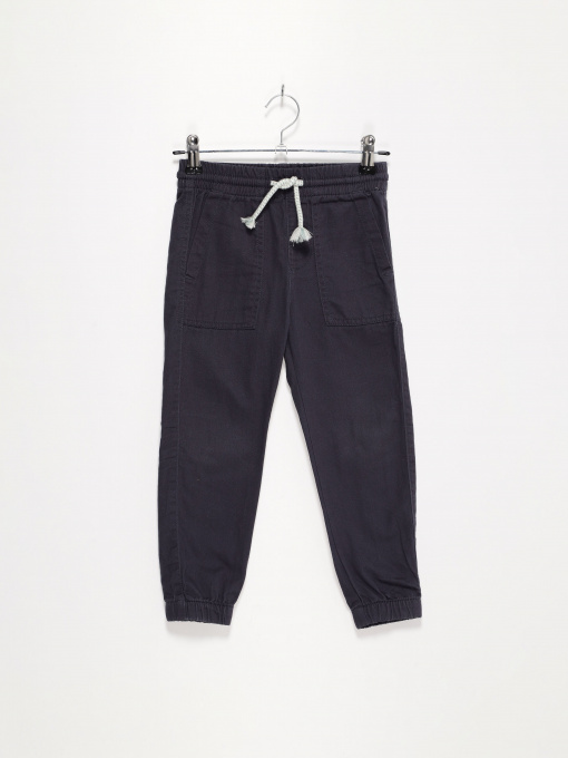 Брюки повседневные H&M модель 0915581_т.синій Фото