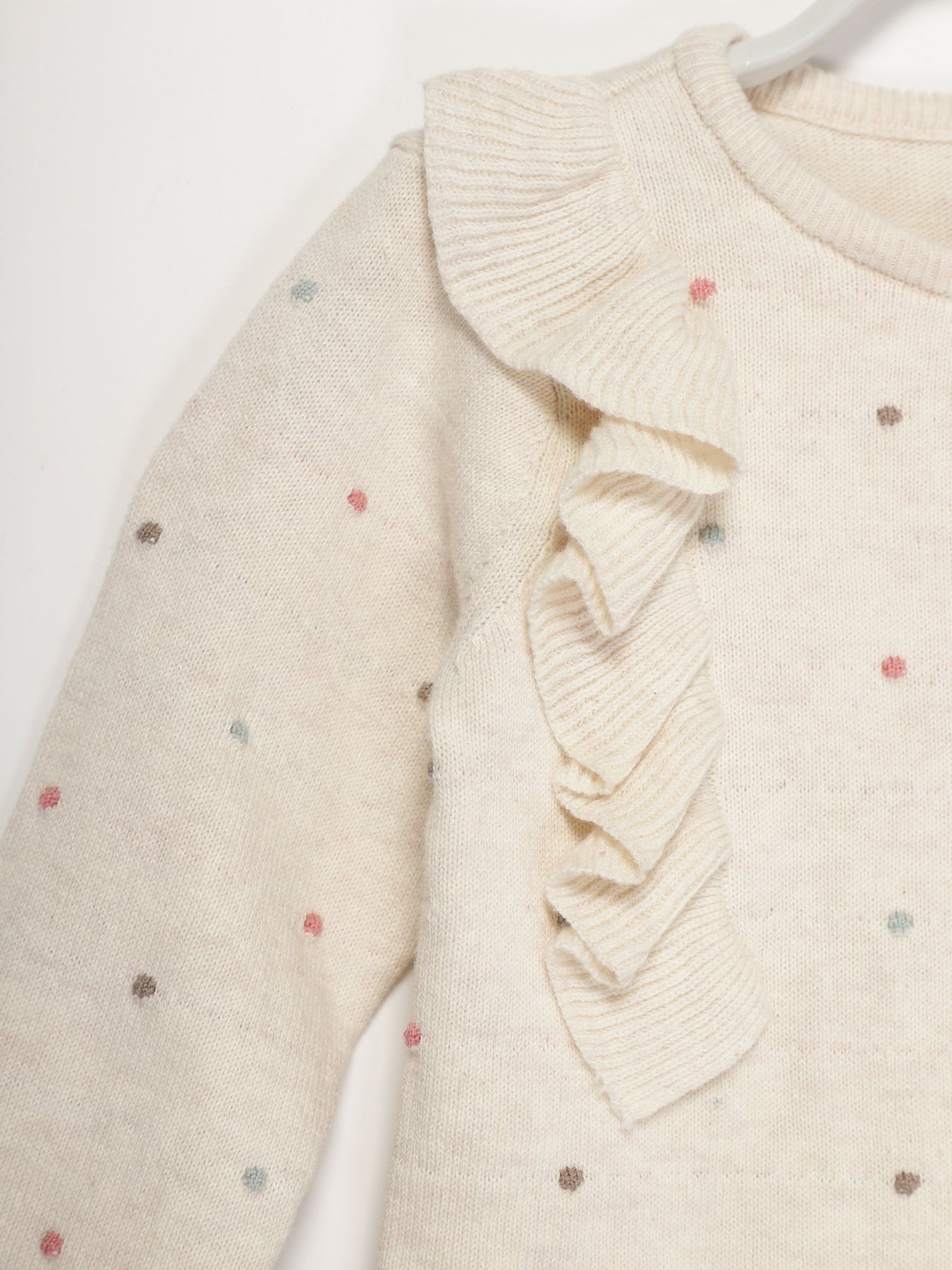 Джемпер H&M модель 0923267_с.бежевий комб. Фото