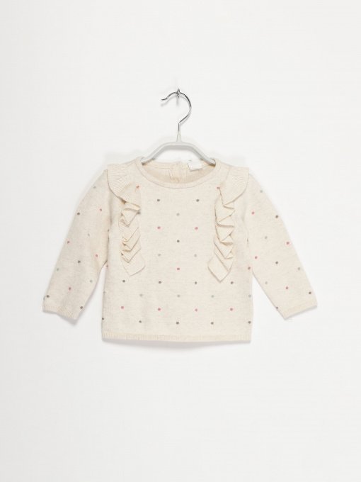 Джемпер H&M модель 0923267_с.бежевий комб. Фото