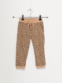 Штаны спортивные H&M модель 09251752_бежевий комб. Фото