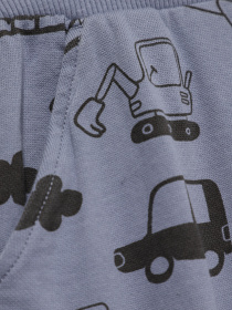 Штаны спортивные H&M модель 09260022_синій комб. Фото