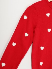 Джемпер H&M модель 0926092_червоний з білим Фото