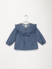 Блуза H&M модель 0927631_синій Фото