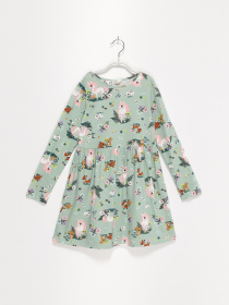 Платье мини H&M модель 0929076_зелений комб. Фото