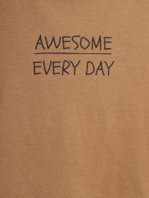 Лонгслив H&M модель 0933397_коричневий Фото