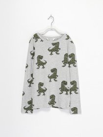 Лонгслив H&M модель 0934069_сірий комб. Фото