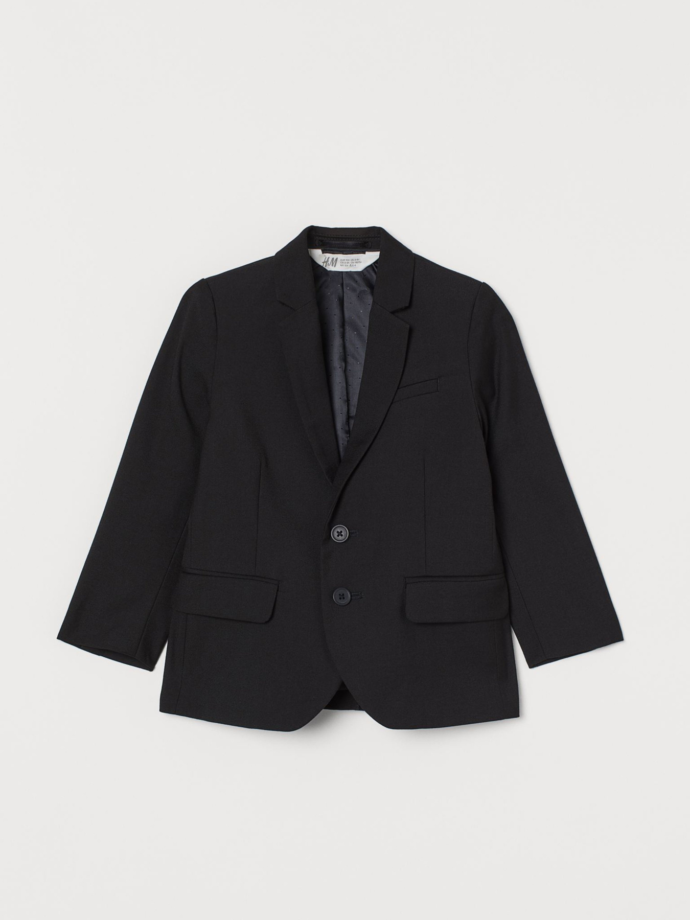 Пиджак H&M модель 0840622_чорний Фото