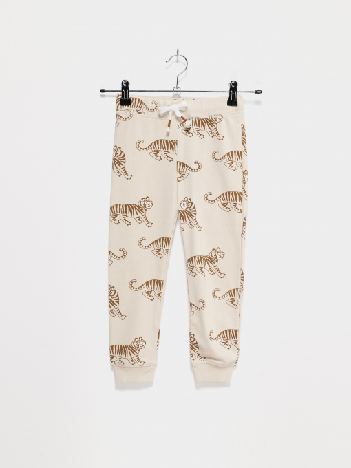 Штаны спортивные H&M модель 0936549_с.бежевий комб. Фото