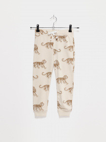 Штаны спортивные H&M модель 0936549_с.бежевий комб. Фото