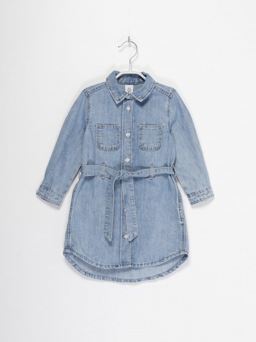 Платье мини H&M модель 0942450_синій Фото