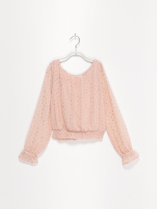 Блуза H&M модель 0947779_с.рожевий Фото