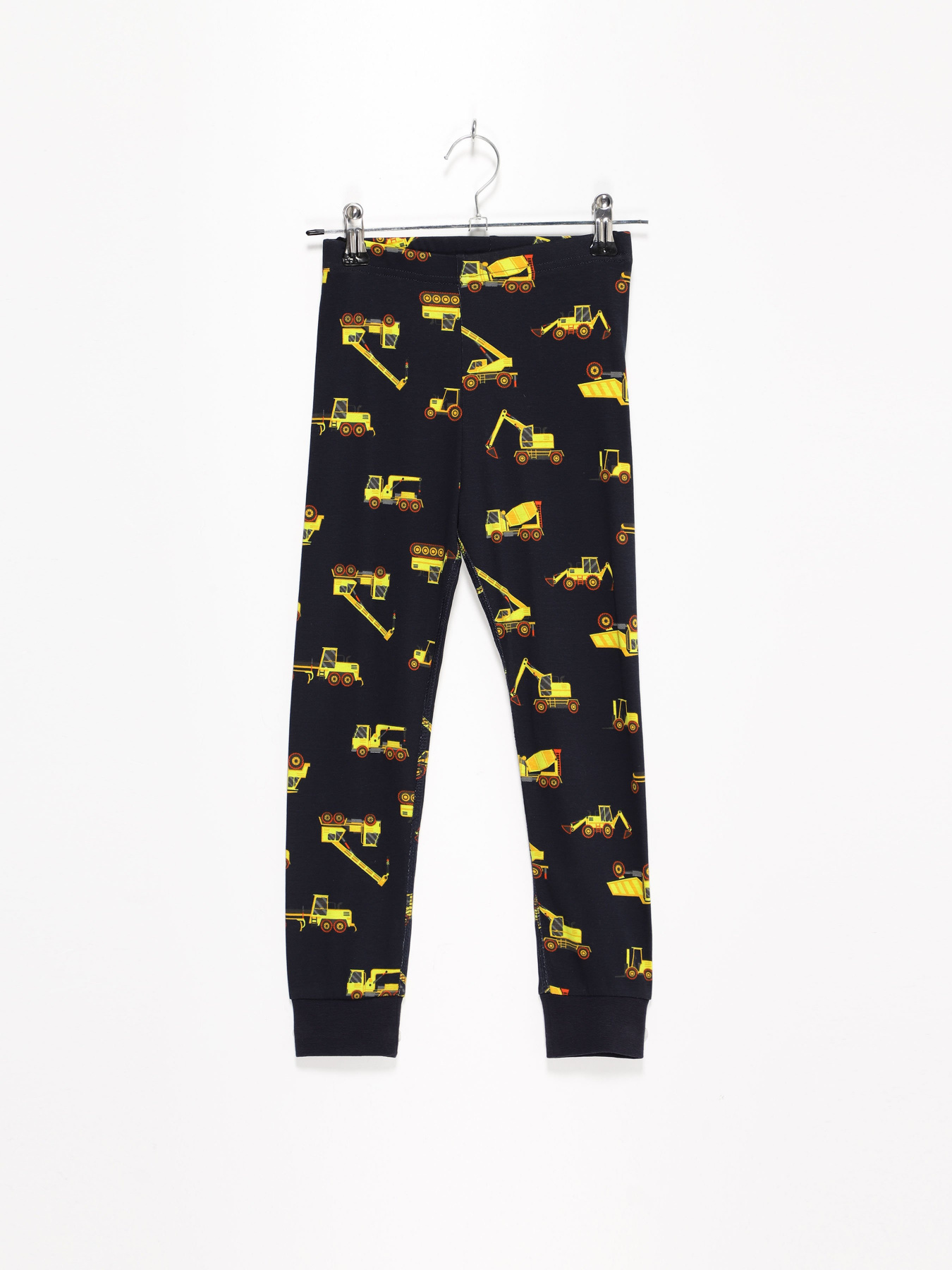 Брюки повседневные H&M модель 09570322_т.синій комб. Фото