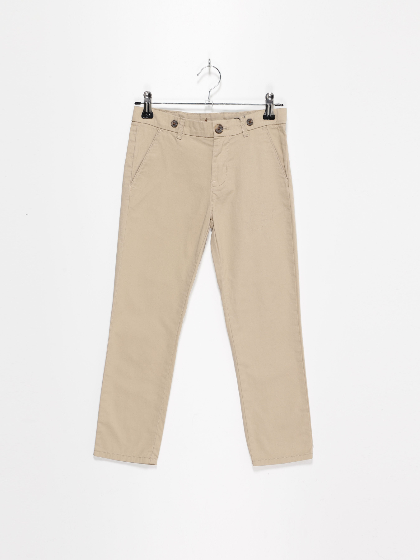 Повседневные штаны H&M модель 0961643_бежевий Фото