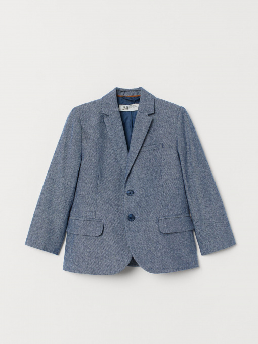 Піджак H&M модель 0755714_синій комб. Фото