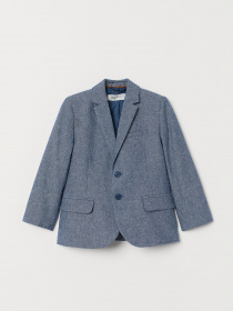 Пиджак H&M модель 0755714_синій комб. Пиджак H&M модель 0755714_синій комб. Фото