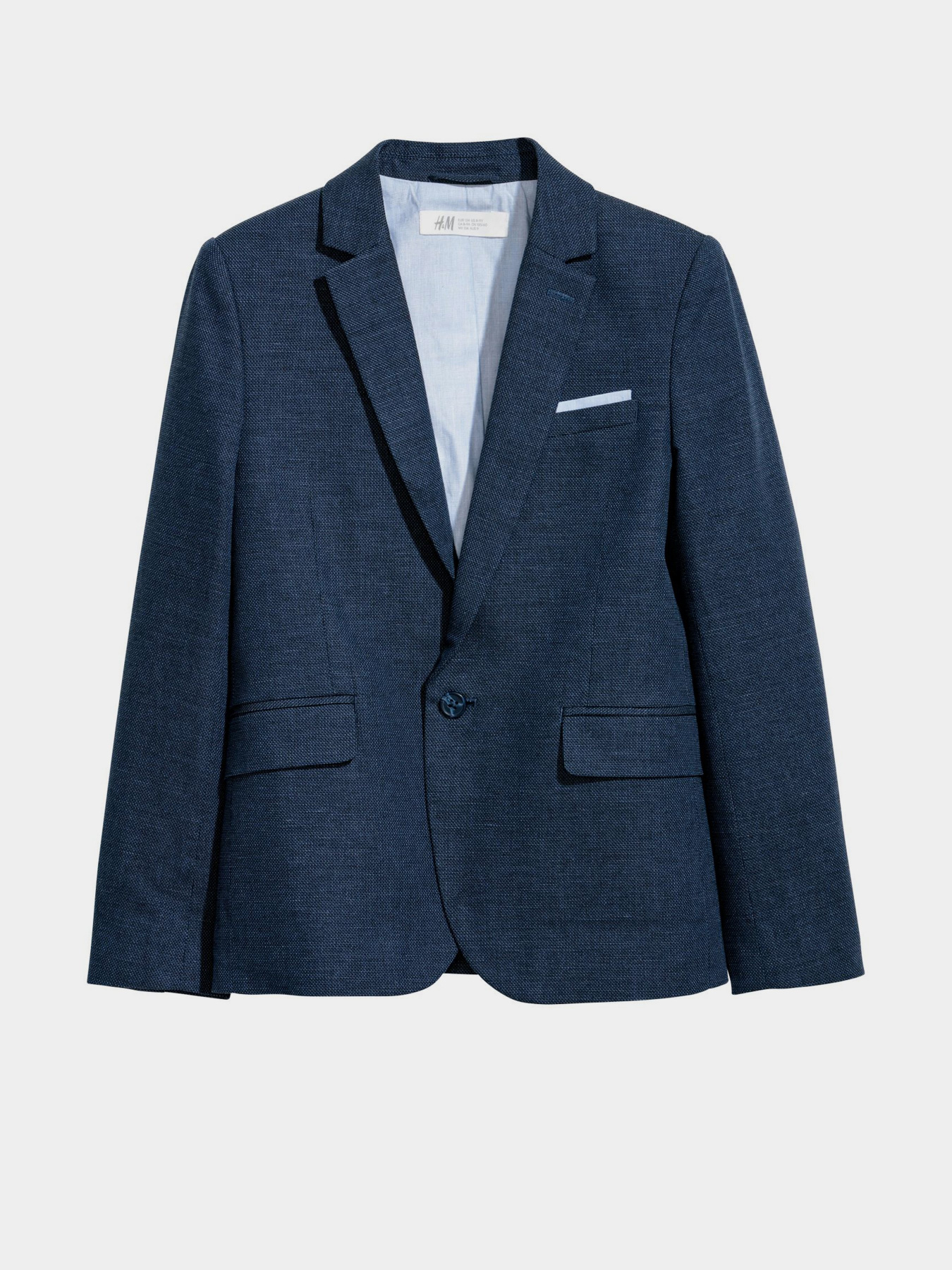 Піджак H&M модель 0579167_т.синій комб. Фото