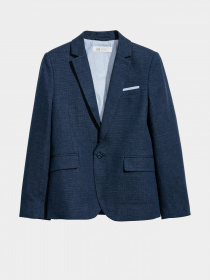 Пиджак H&M модель 0579167_т.синій комб. Фото