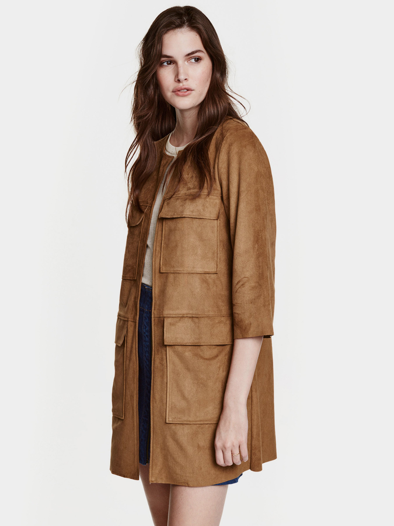 Кардиган H&M модель 0400945_коричневий Фото