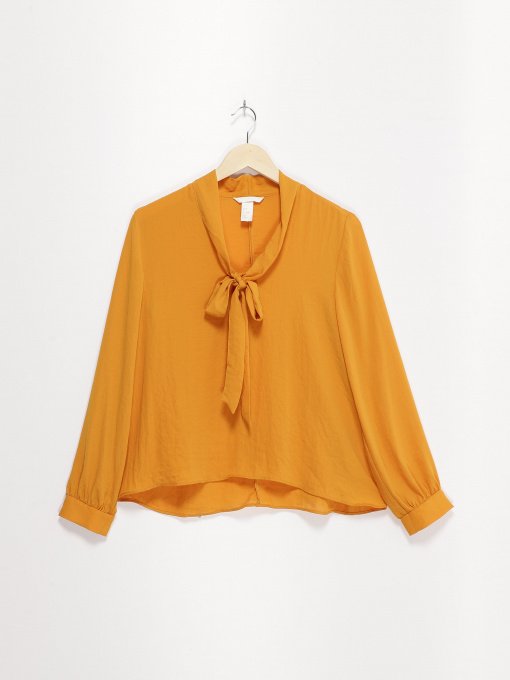 Сорочки H&M модель 0401479_гірчичний Фото