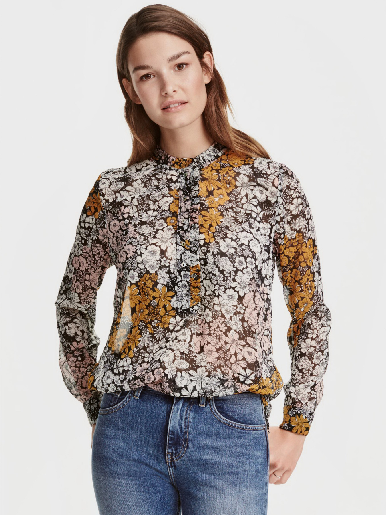 Блуза H&M модель 0401481_комб. Фото