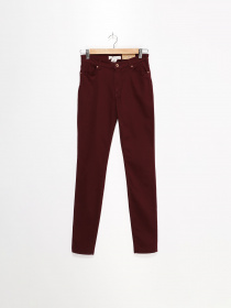 Брюки повседневные H&M модель 0405604_бордовий Фото