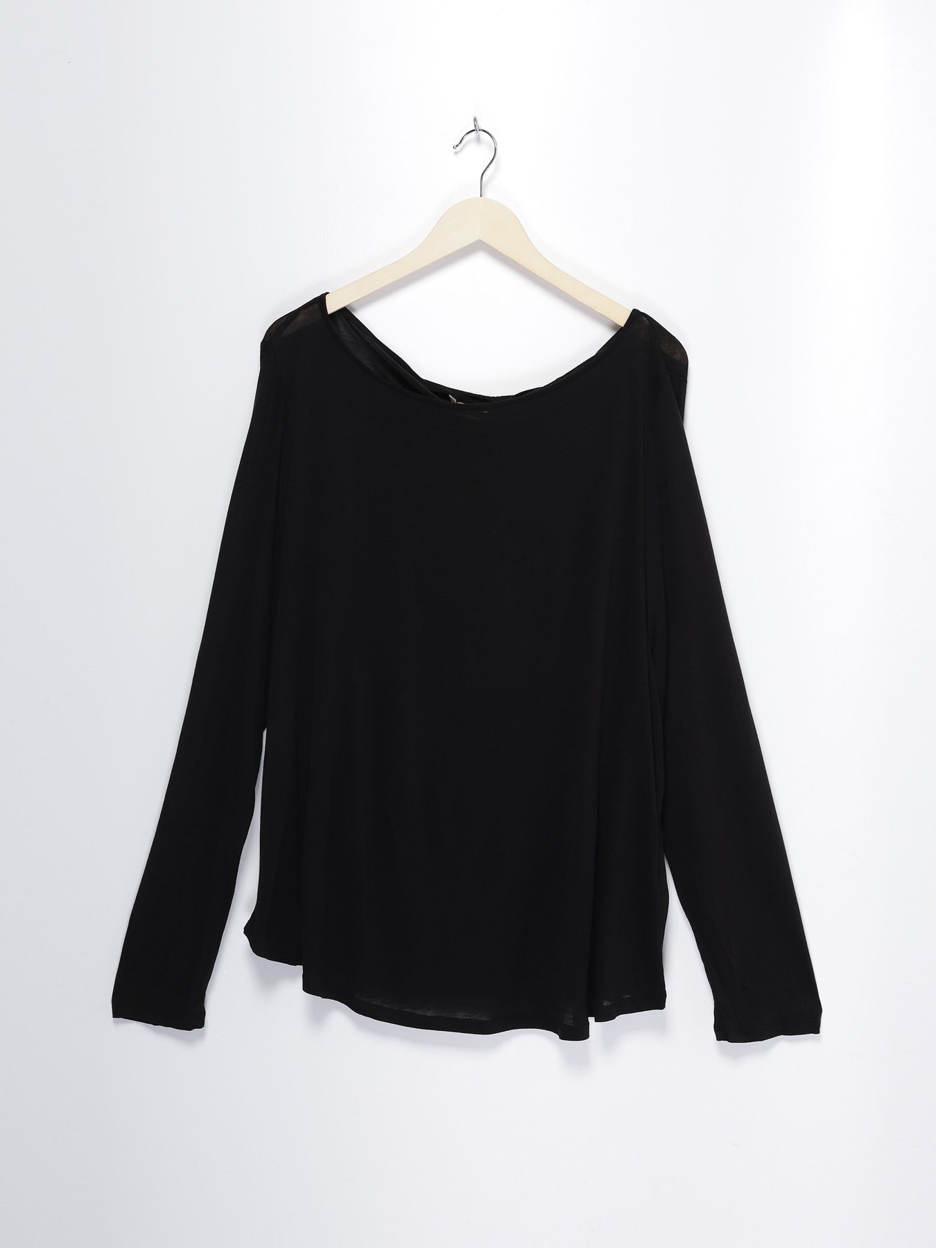 Лонгслив H&M модель 0407147_чорний Фото