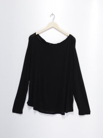 Лонгслив H&M модель 0407147_чорний Фото