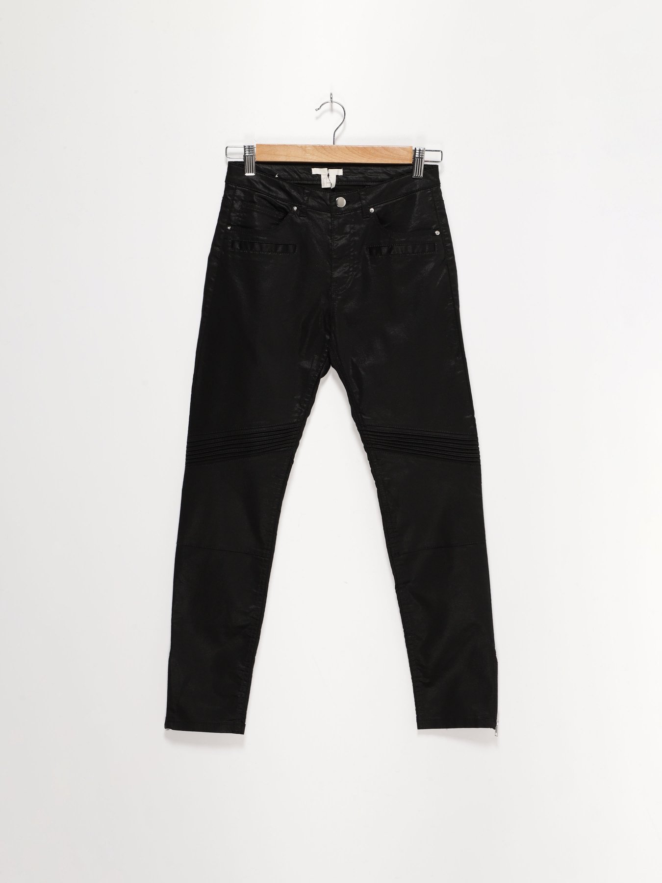 Штани повсякденні H&M модель 0408037_чорний Фото