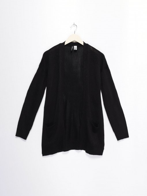 Кардиган H&M модель 0408950_чорний Фото