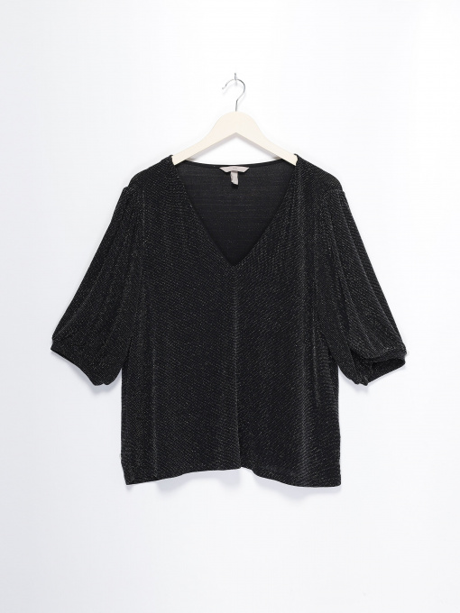 Сорочки H&M модель 0409287_чорний Фото