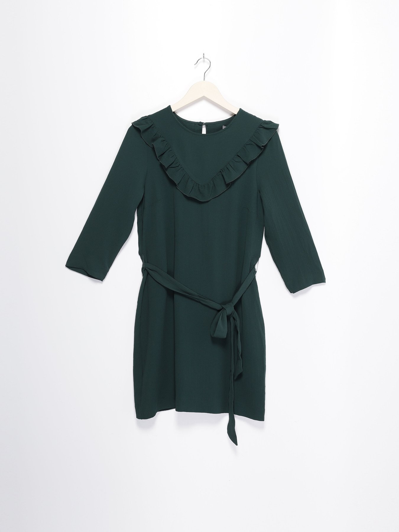 Платье мини H&M модель 0410315_т.зелений Фото