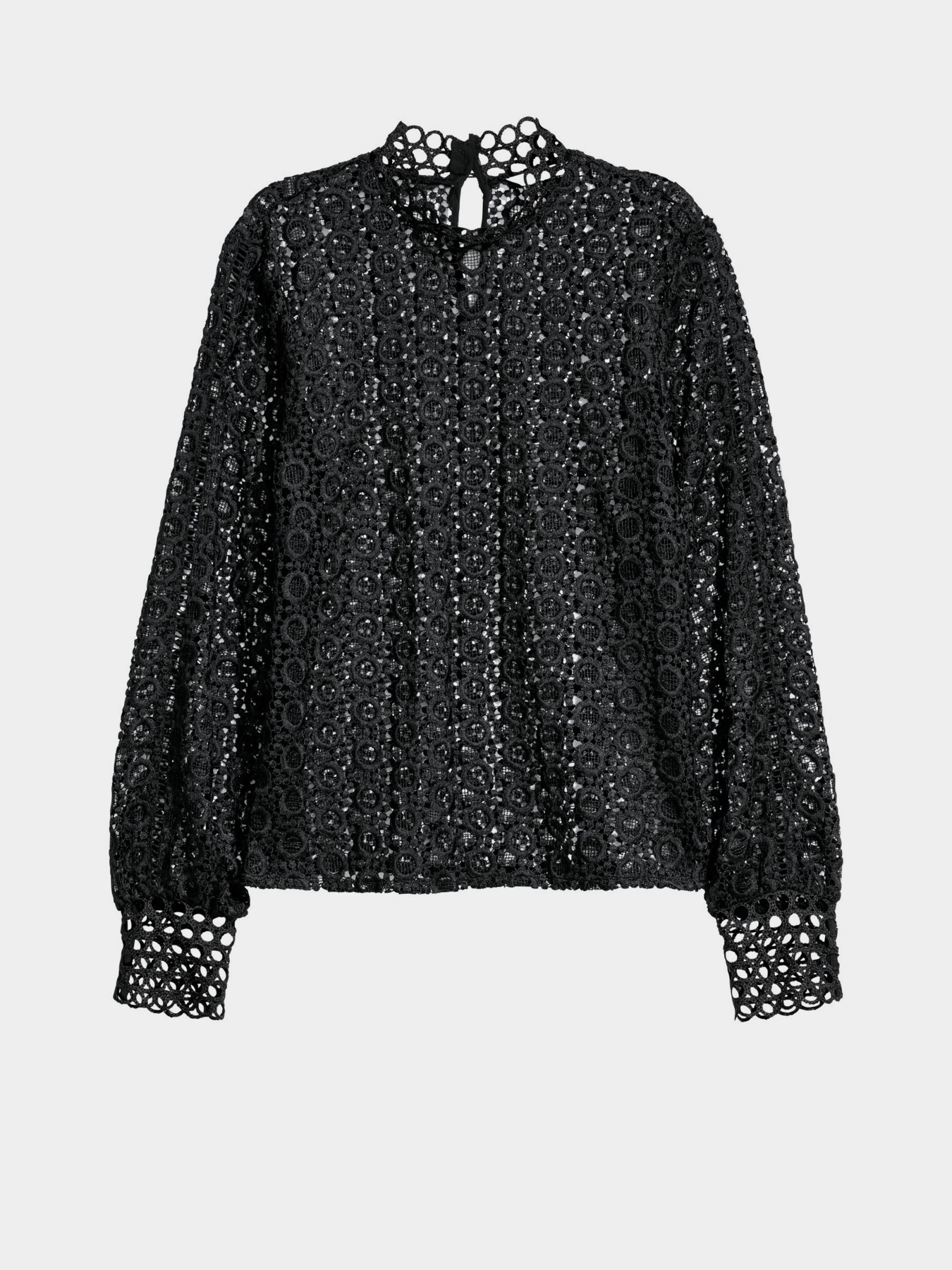 Блуза H&M модель 0596119_чорний Фото