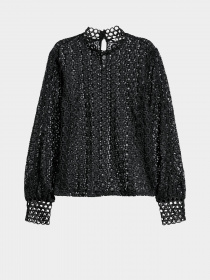 Блуза H&M модель 0596119_чорний Блуза H&M модель 0596119_чорний Фото