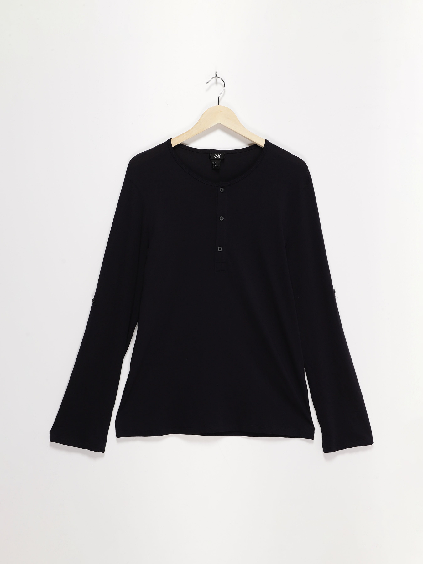 Лонгслив H&M модель 0412620_т.синій Фото