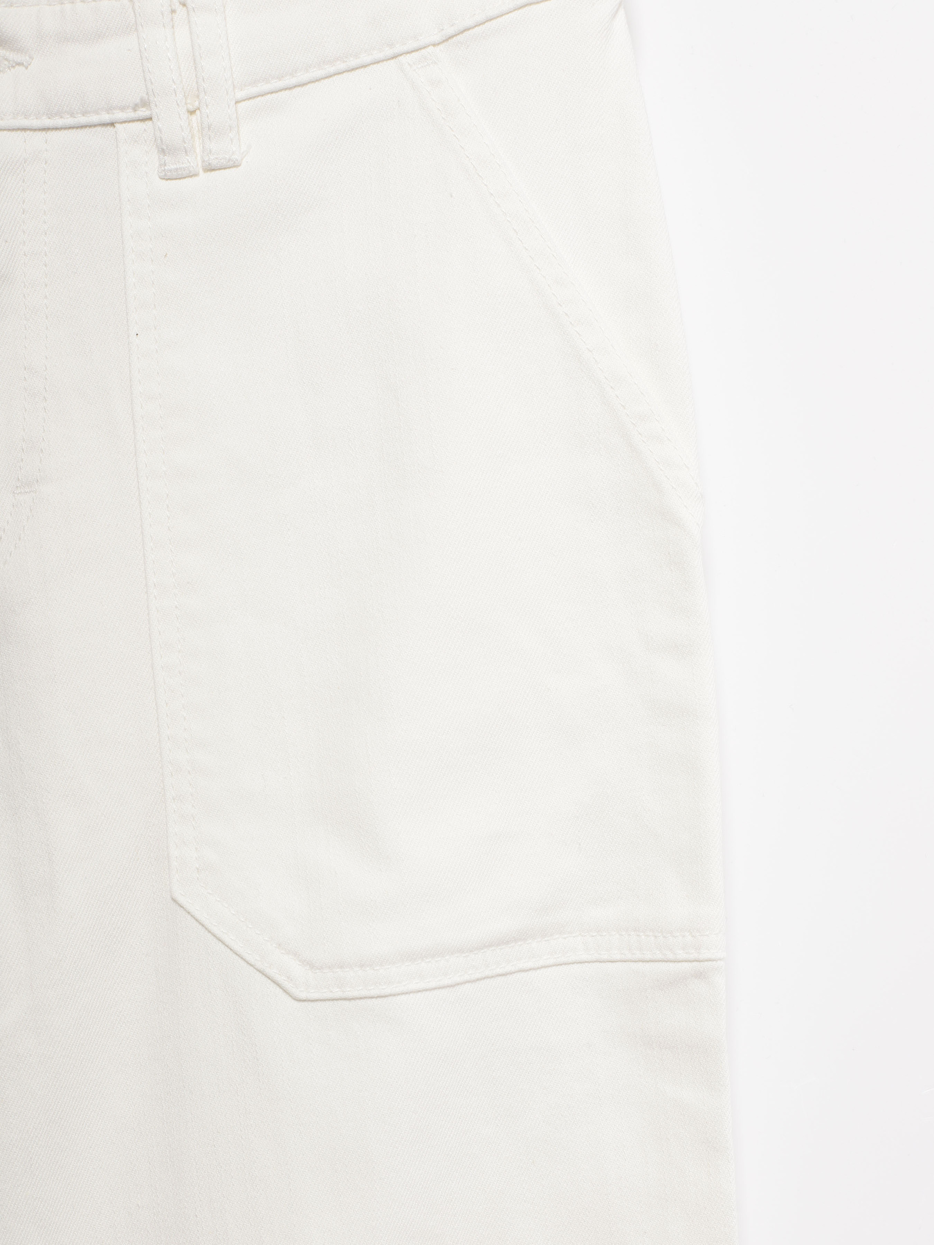 Прямые джинсы H&M модель 0413311_білий Фото