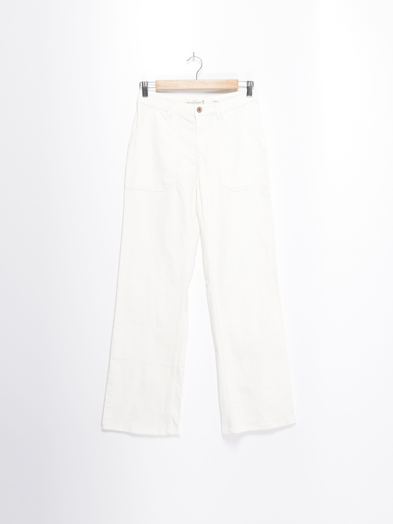 Прямые джинсы H&M модель 0413311_білий Фото