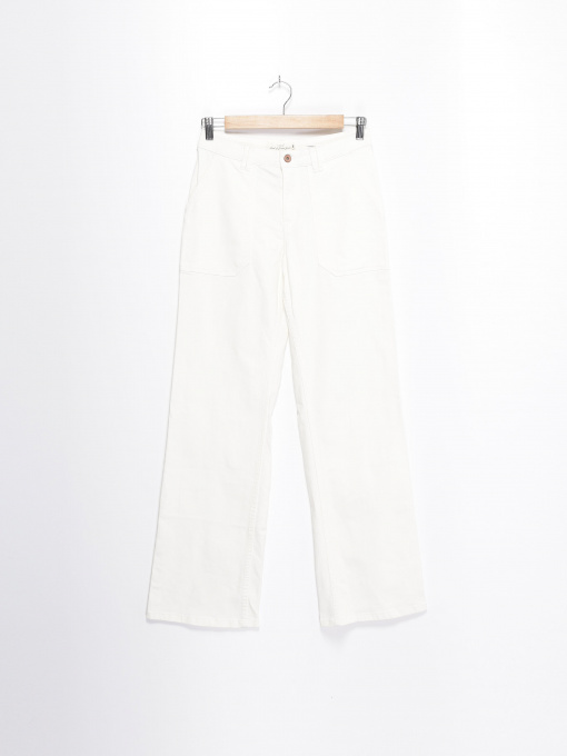 Прямі джинси H&M Модель 0413311_білий Фото