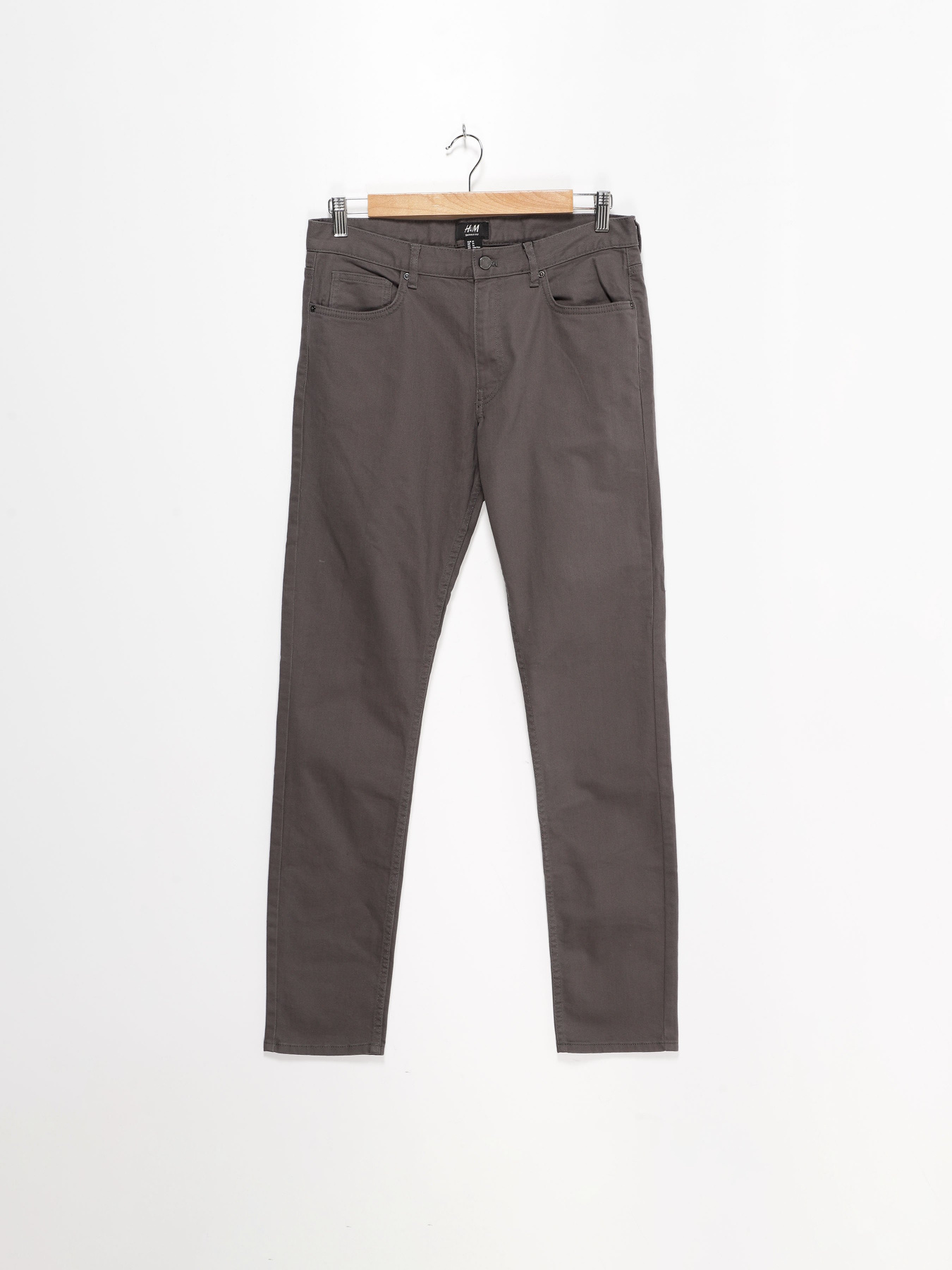 Прямі джинси H&M модель 0416157_сірий Прямі джинси H&M модель 0416157_сірий Фото