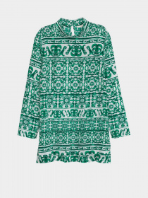 Блуза H&M модель 0417541_білий з зеленим Фото