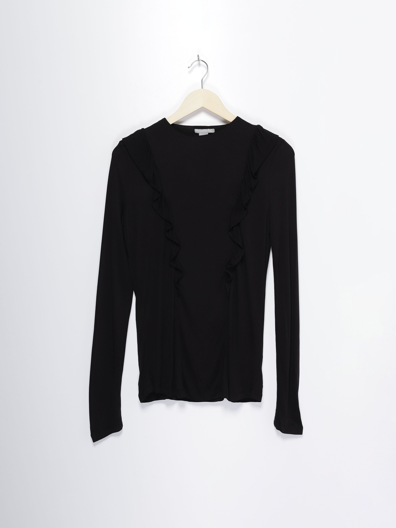 Лонгслів H&M модель 0417622_чорний Фото