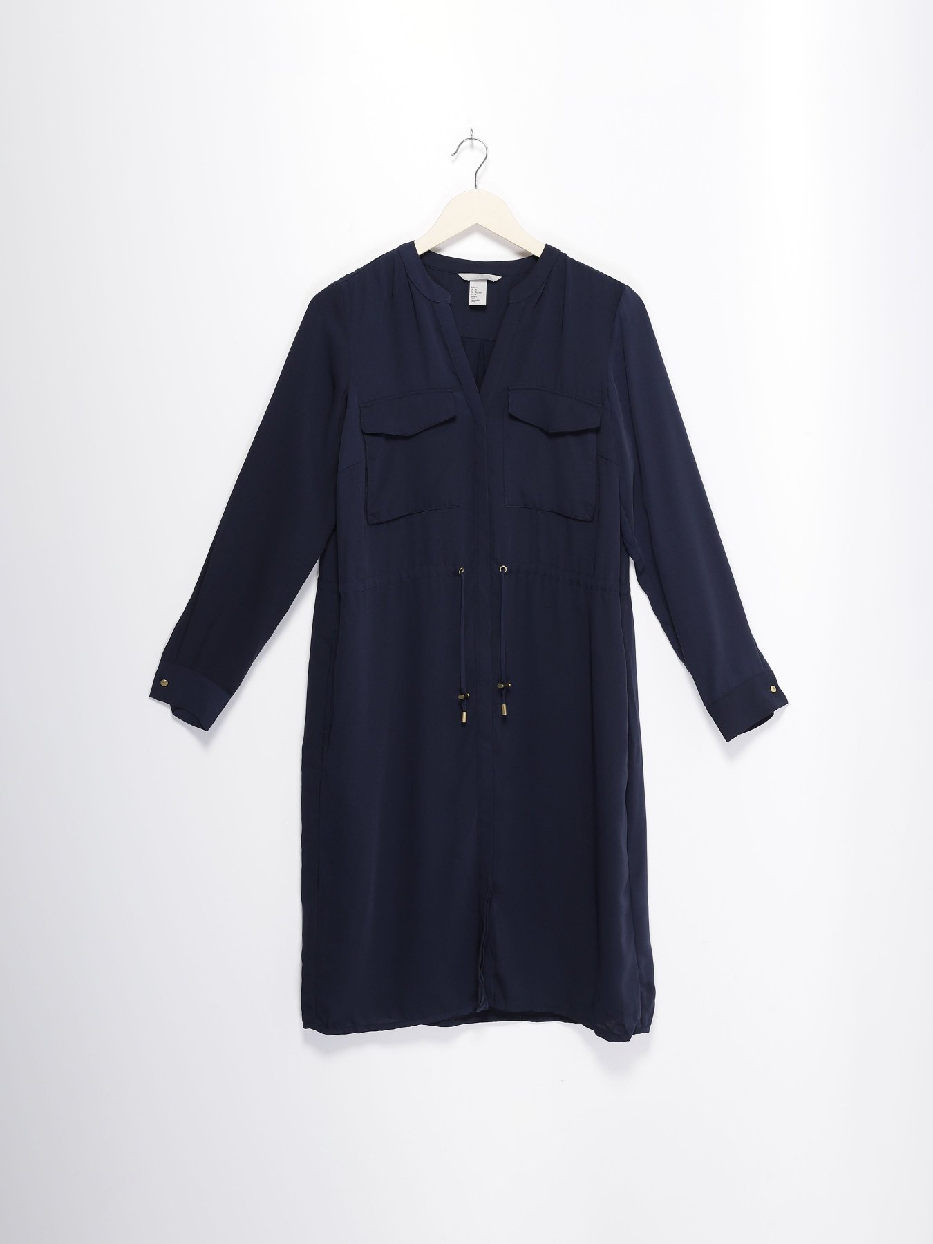 Платье мини H&M модель 0417785_т.синій Фото