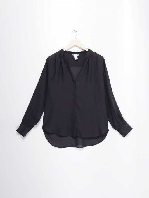 Блуза H&M модель 0420029_т.синій Фото