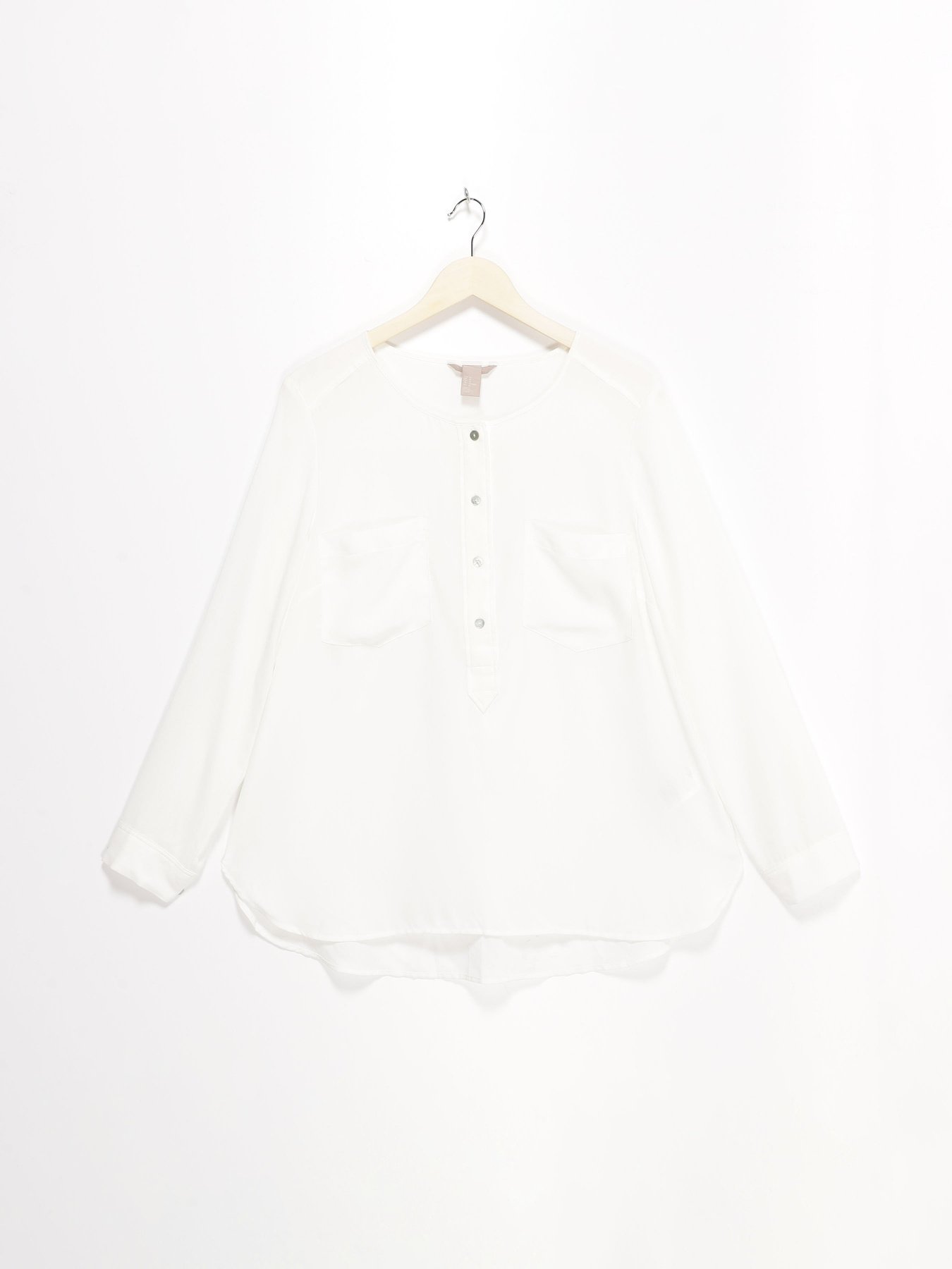 Блуза H&M модель 0421044_білий Фото