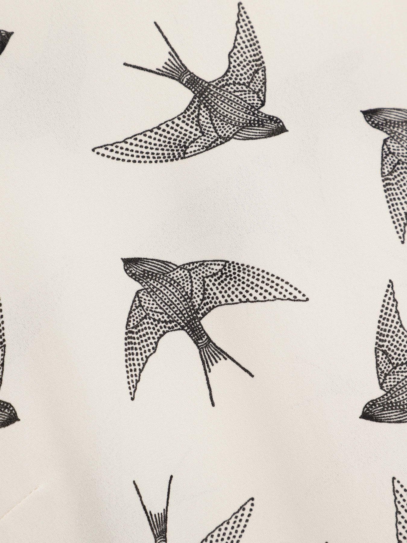 Блуза H&M модель 0421249_білий комб. Фото