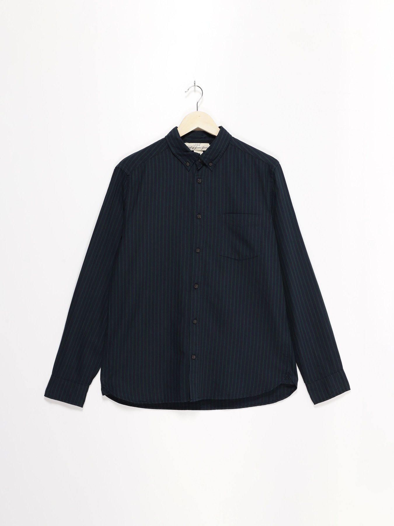 Рубашка повседневная H&M модель 0422950_т.синій комб. Фото