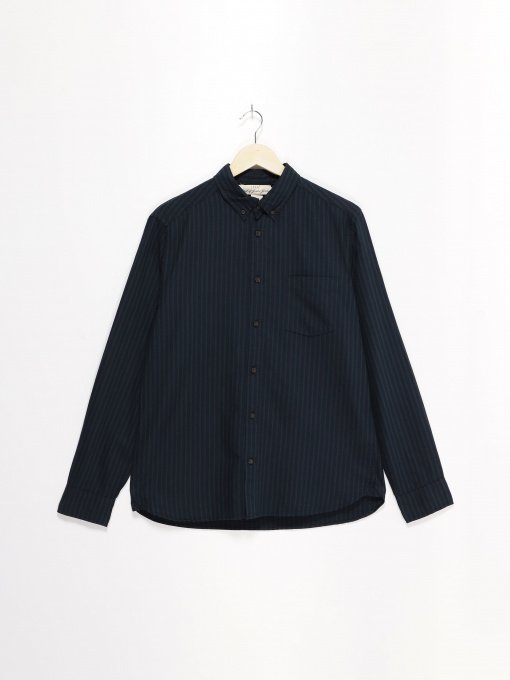 Сорочка повсякденна H&M модель 0422950_т.синій комб. Фото