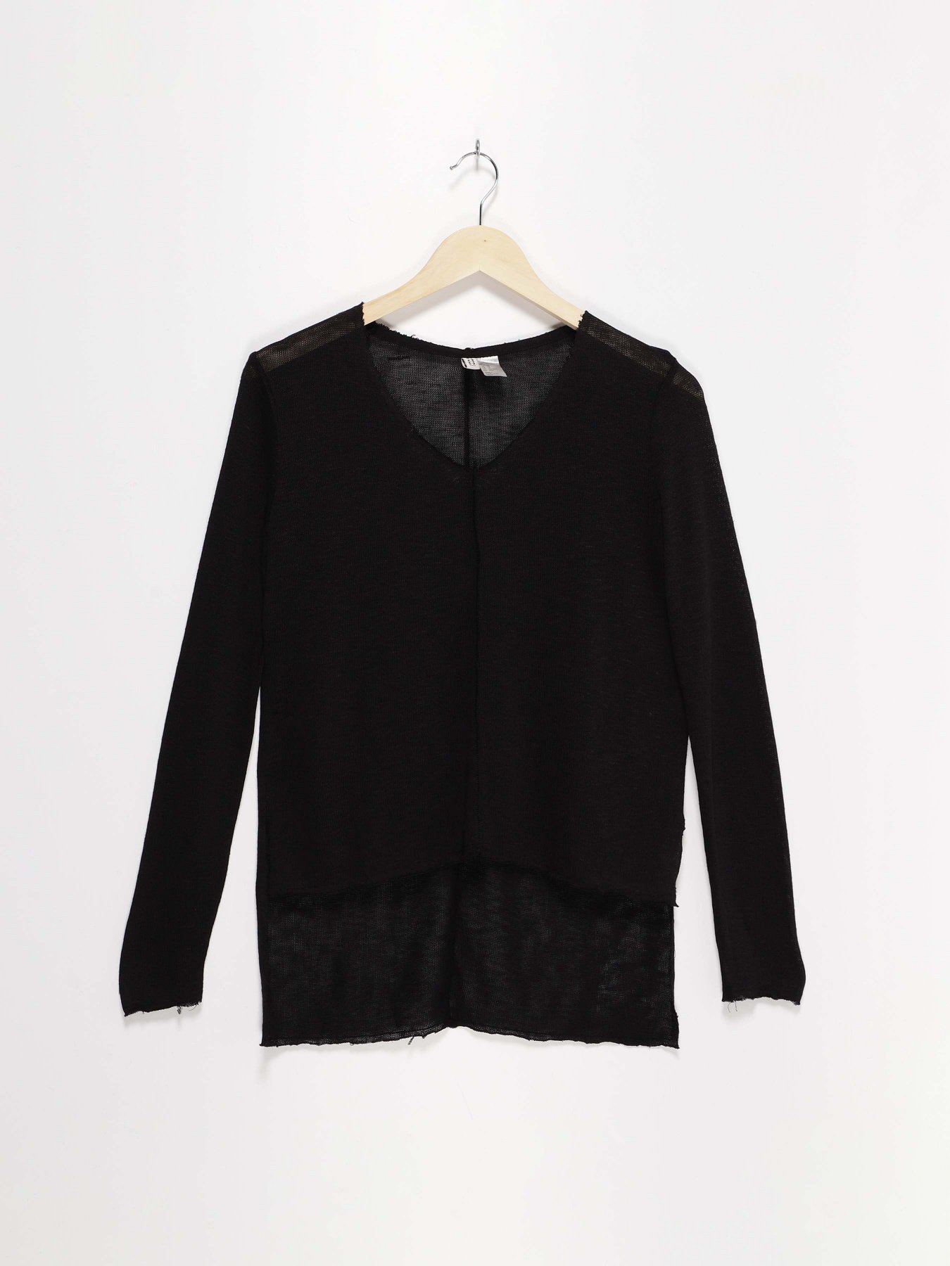 Лонгслив H&M модель 0423016_чорний Фото