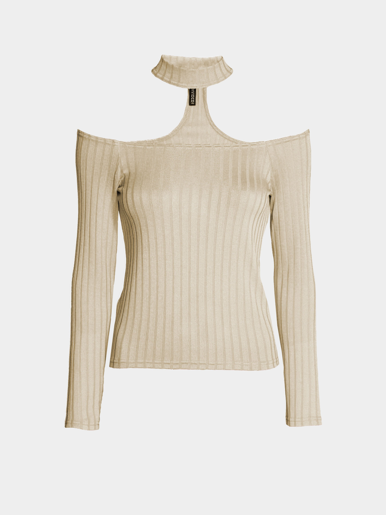 Лонгслив H&M модель 0423107_бежевий Фото