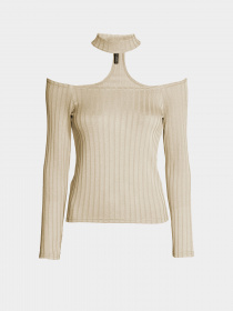 Лонгслив H&M модель 0423107_бежевий Фото