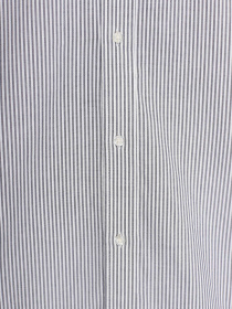 Рубашка повседневная H&M модель 0426434_синій з білим Фото